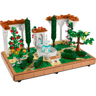 Lego Icons 10359 Garten mit Springbrunnen