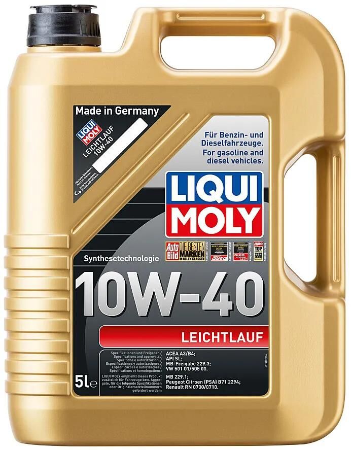 Liqui Moly Motoröl Leichtlauf Leichtlauf 10W-40 5 ltr lm