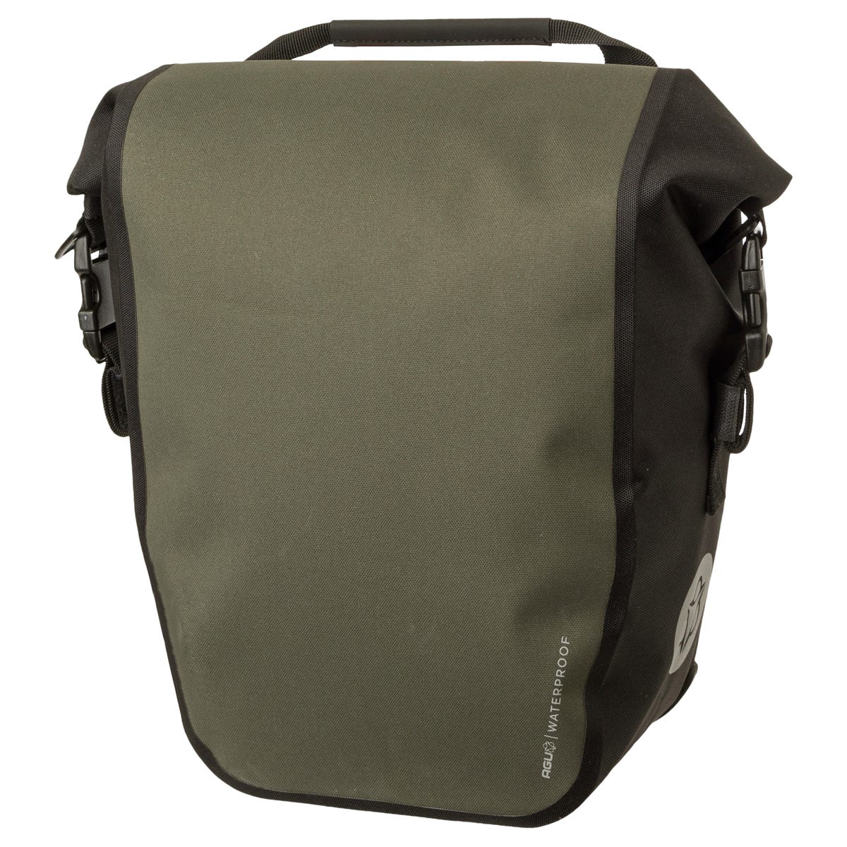 Clean enkele fietstas shelter click'ngo medium army green