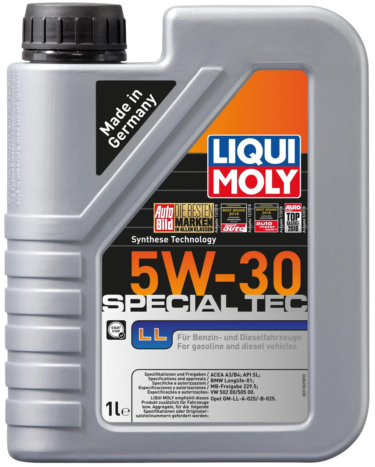 Liqui Moly Motoröl Special Tec ll. Special Tec ll 5w-30 1l Motoröl