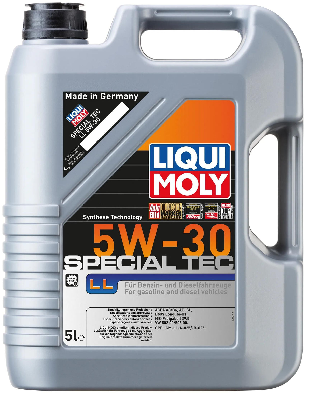 Liqui Moly Motoröl Special Tec ll. Special Tec ll 5w-30 5l Motoröl
