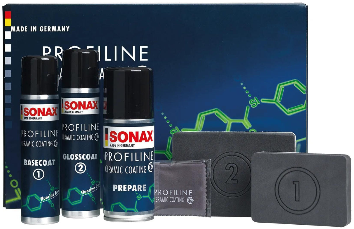 Sonax Lackkonservierungsset Keramikbeschichtung cc36 Lackschutzset Keramikbeschichtung