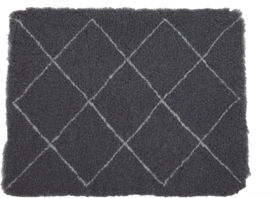 Zolux Berber-Tierbett, recycelt, Grau – 75 x 95 cm