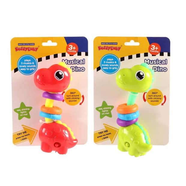 Jonotoys Dino Musikrassel 14cm