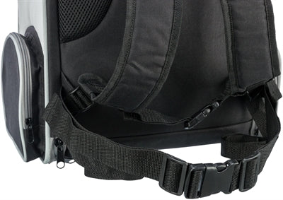Trixie Hundetaschenrucksack Chloe hellgrau schwarz