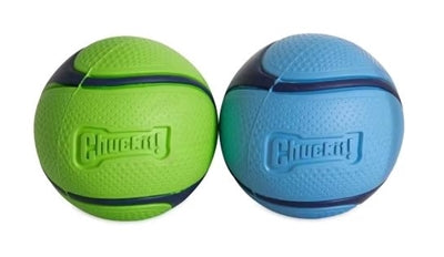 Chuckit! sniff fetch ball m - 2-pack - bacon peanut butter - scented fetch balls - ball dog