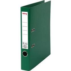 Ordner viking a4 50 mm karton, pp (polypropeen) donkergroen 2-rings 1 stuk