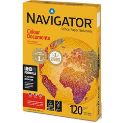 Navigator papier colour documents a4 120gr wit
