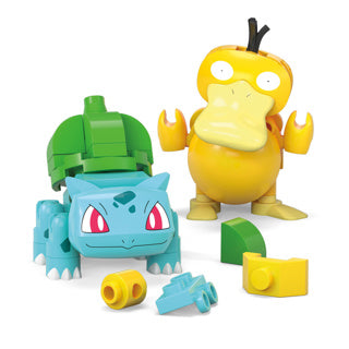 Pokémon Mega Bulbasaur und Psyduck