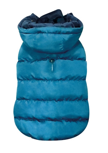 Croci Hundemantel mit Samtfutter in Blau