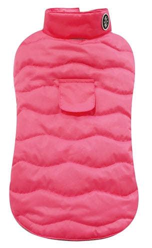 Croci Hundemantel Öko-Blätter recyceltes Rosa