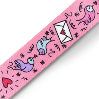 Morso Hundeleine recyceltes süßes Tweet-Rosa