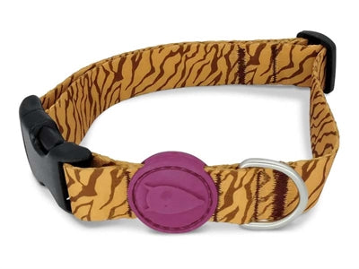 Morso Hundehalsband recycelte Dschungeltrommel orange