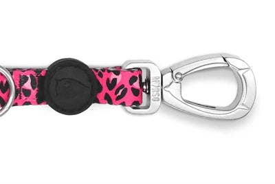 Morso Hundeleine, verstellbar, recycelte Blase, Leo-Rosa