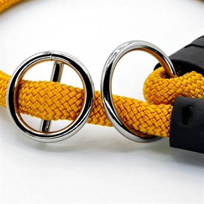 Morso Half Slip Hundehalsband, normales Seil, recyceltes Gold, Gold