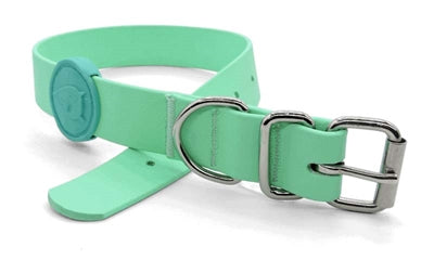 Morso Hundehalsband wasserdicht recycelt karibisch grün