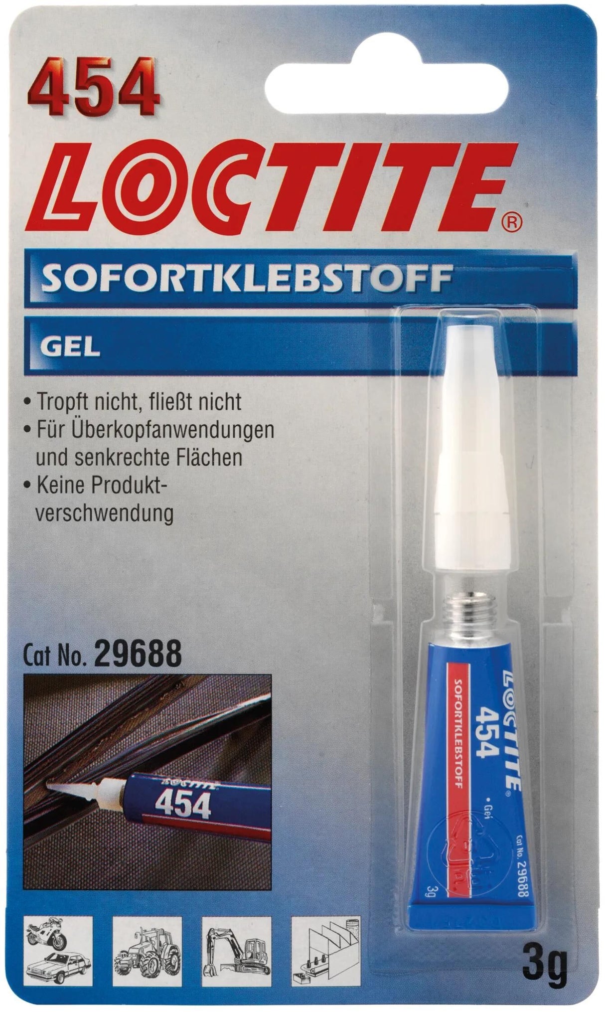 Loctite 454 Universalkleber, 3 g Tube
