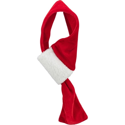 Trixie Weihnachtsschal Samtoptik rot weiß