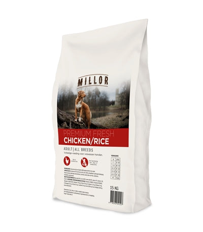 Millor Premium extrudiert frische Hähnchenreis für Erwachsene