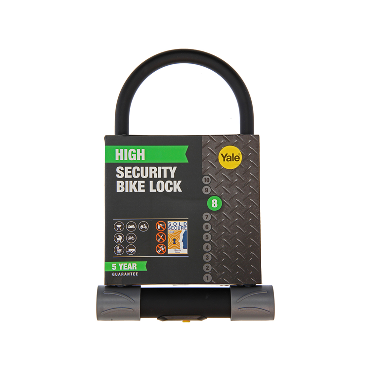 Yale 1062460 – Bügelschloss mit Schlüssel High Sec High Security | 4 Stück