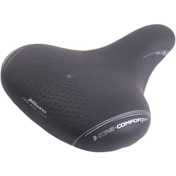 Sattel Selle Bassano Volare XL 3-Zone Sport Tour Schwarz