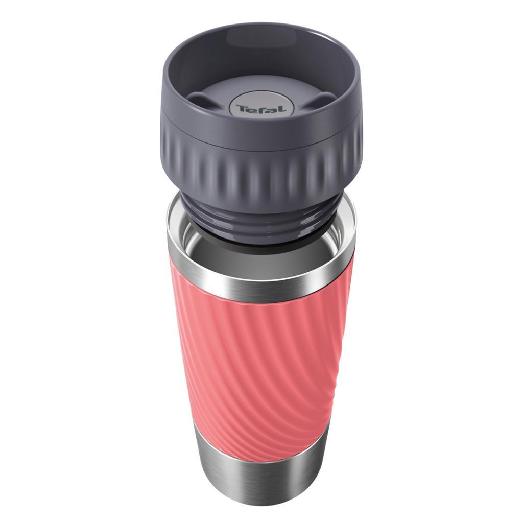 Tefal Reisebecher Easytwist Isolierbecher 0,36l korallenrot