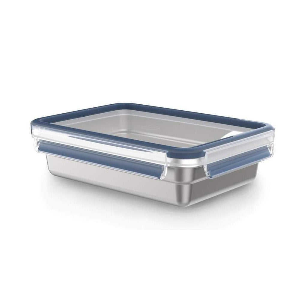 Tefal Frischhaltebehälter Edelstahl Master Seal Rechteck 1,2 l