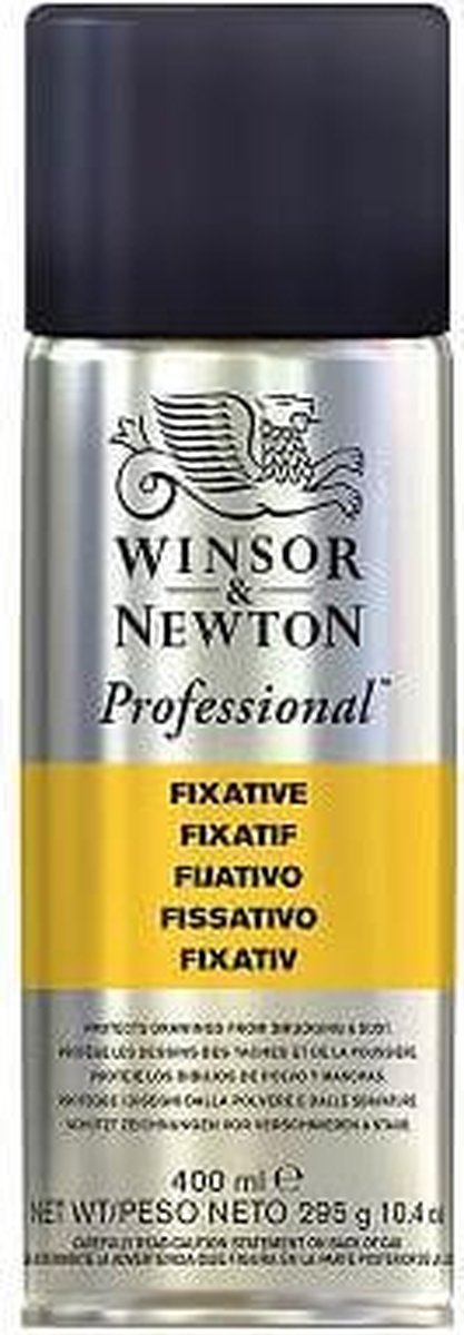 Winsor Newton 3041913 Profi-Fixierspray 400 ml – Fixiermittel für Pastell-, Kohlestift – farblos lichtecht
