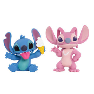 Spectron Stitch-Figuren im 2er-Pack, Engel und Stitch-Eiscreme