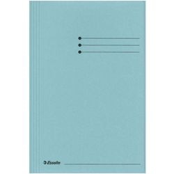 Mappen esselte 3 flappen folio 235x350mm blauw