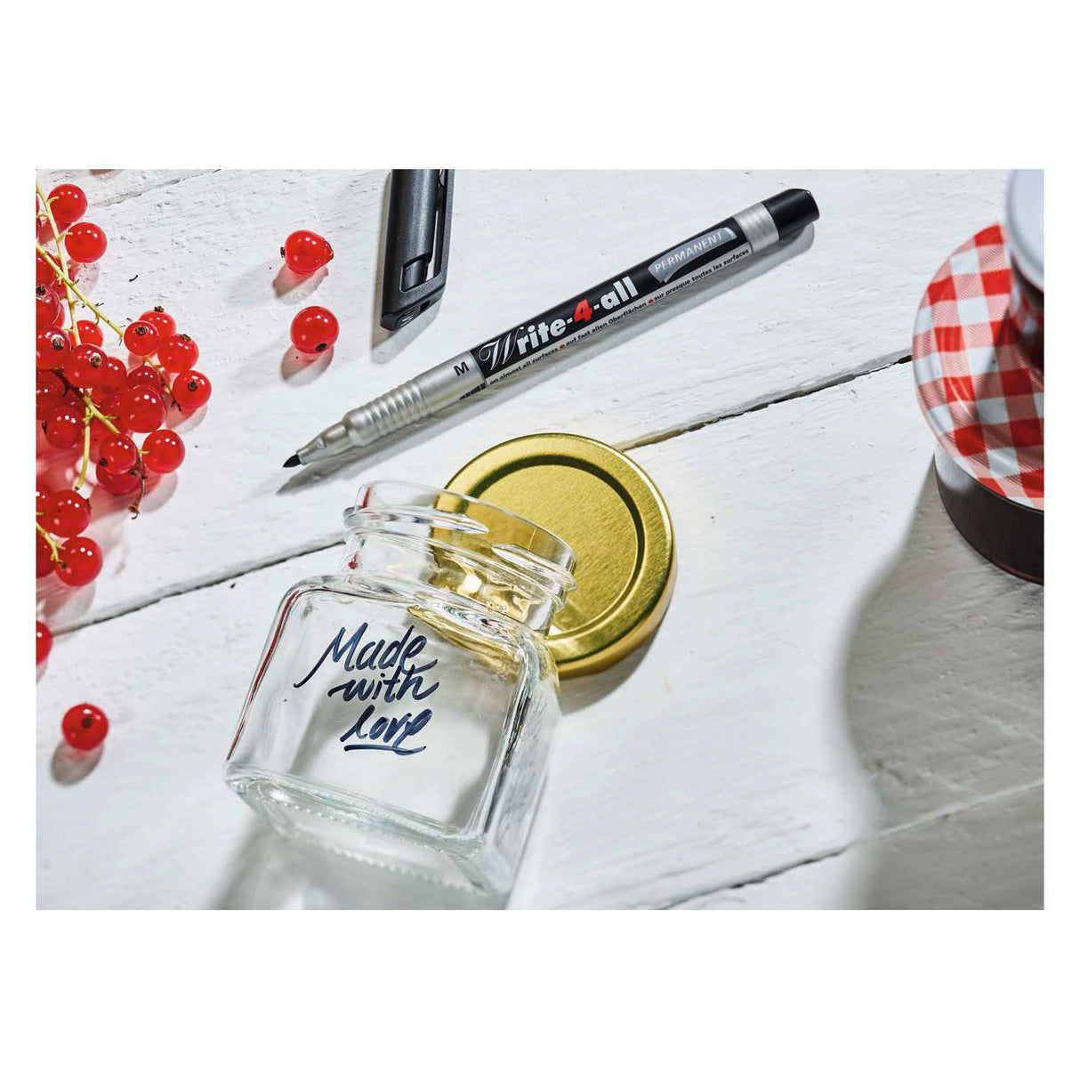 Stabilo write-4-all - Permanentmarker - fein - schwarz