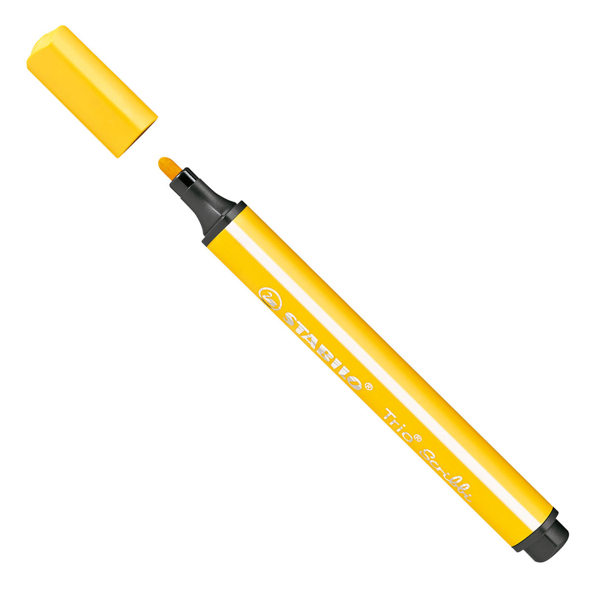 Stabilo Trio Scribbi - Filz - Stift mit Versuchspunkt - Gelb
