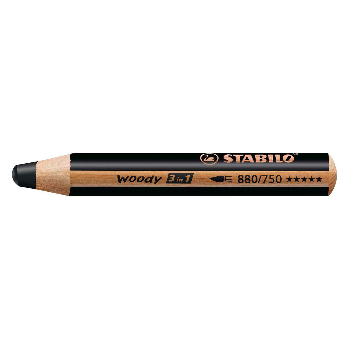 Stabilo Woody 3 in 1 – Multitalent-Buntstift – Schwarz