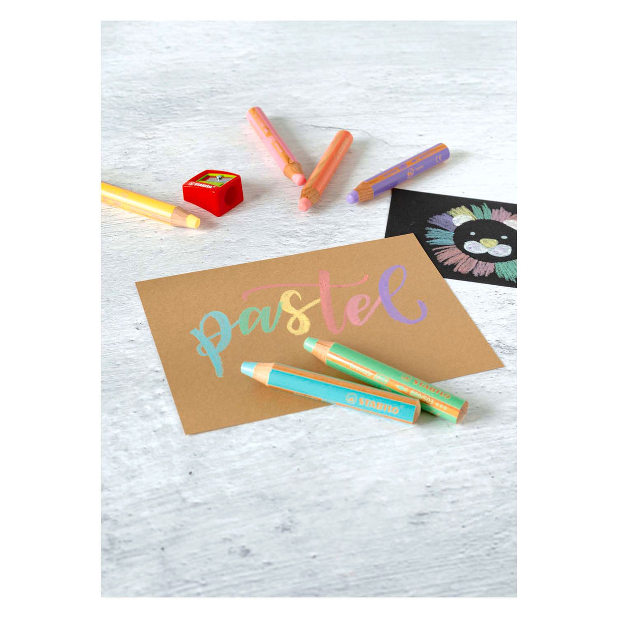 Stabilo Woody 3 in 1 – Multitalent-Buntstift – Pastell-Flieder