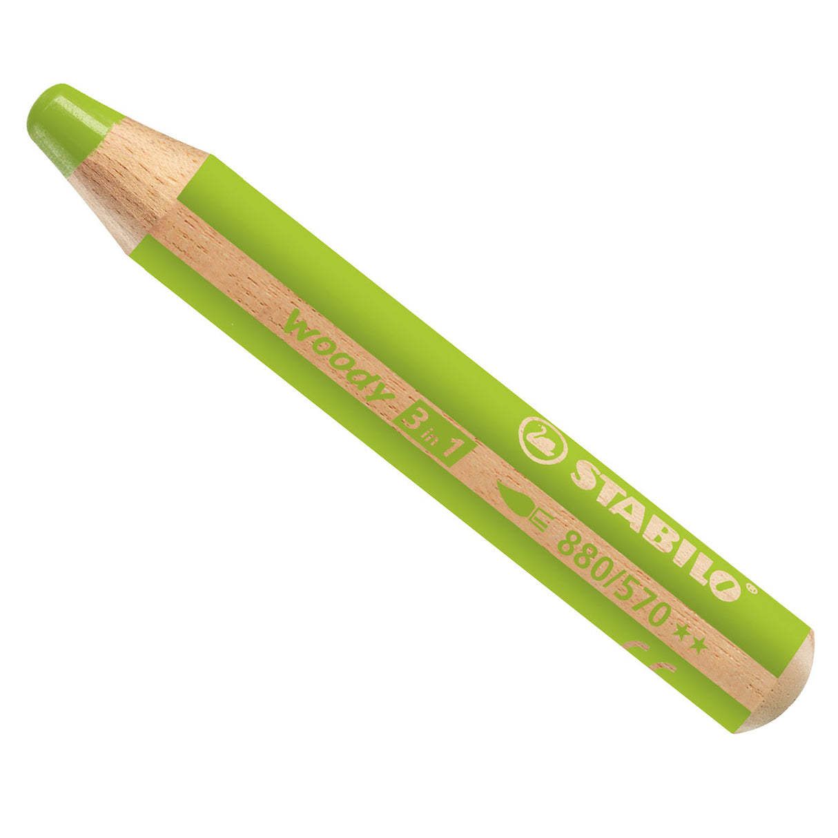 Stabilo Holzstift – 3 in 1 – Blattgrün