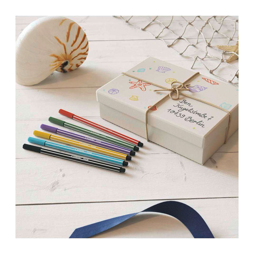 Stabilo Pen 68 - Filzstift - fluoreszierendes Gelb (68 024)
