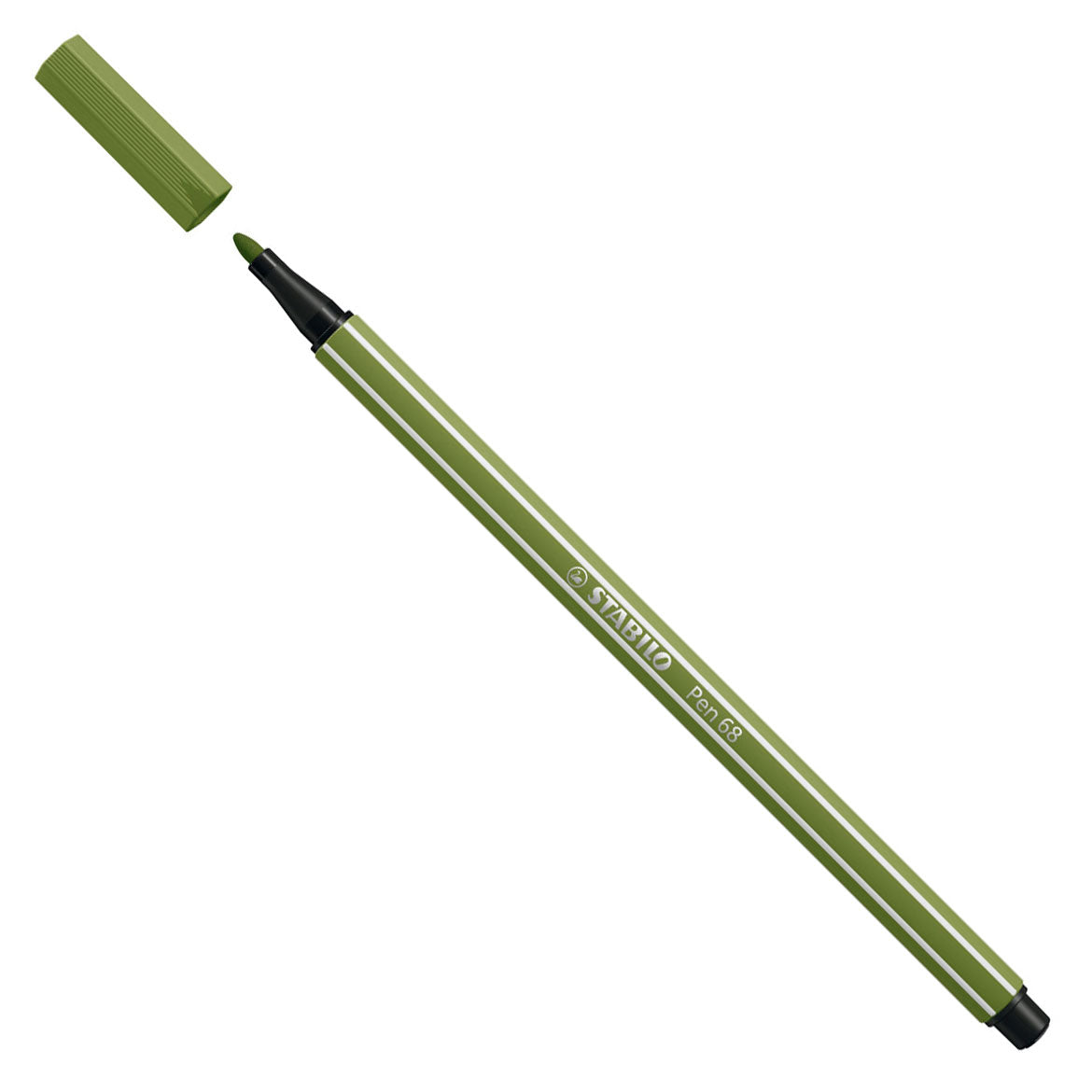 Stabilo Pen 68 - Filzstift - Moosgrün (68 35)