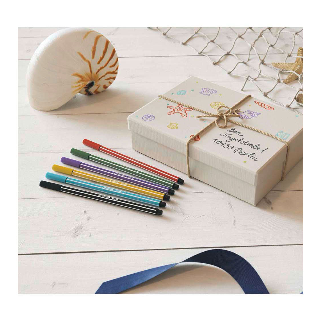 Stabilo Pen 68 - Filzstift - Schwarz (68 46)