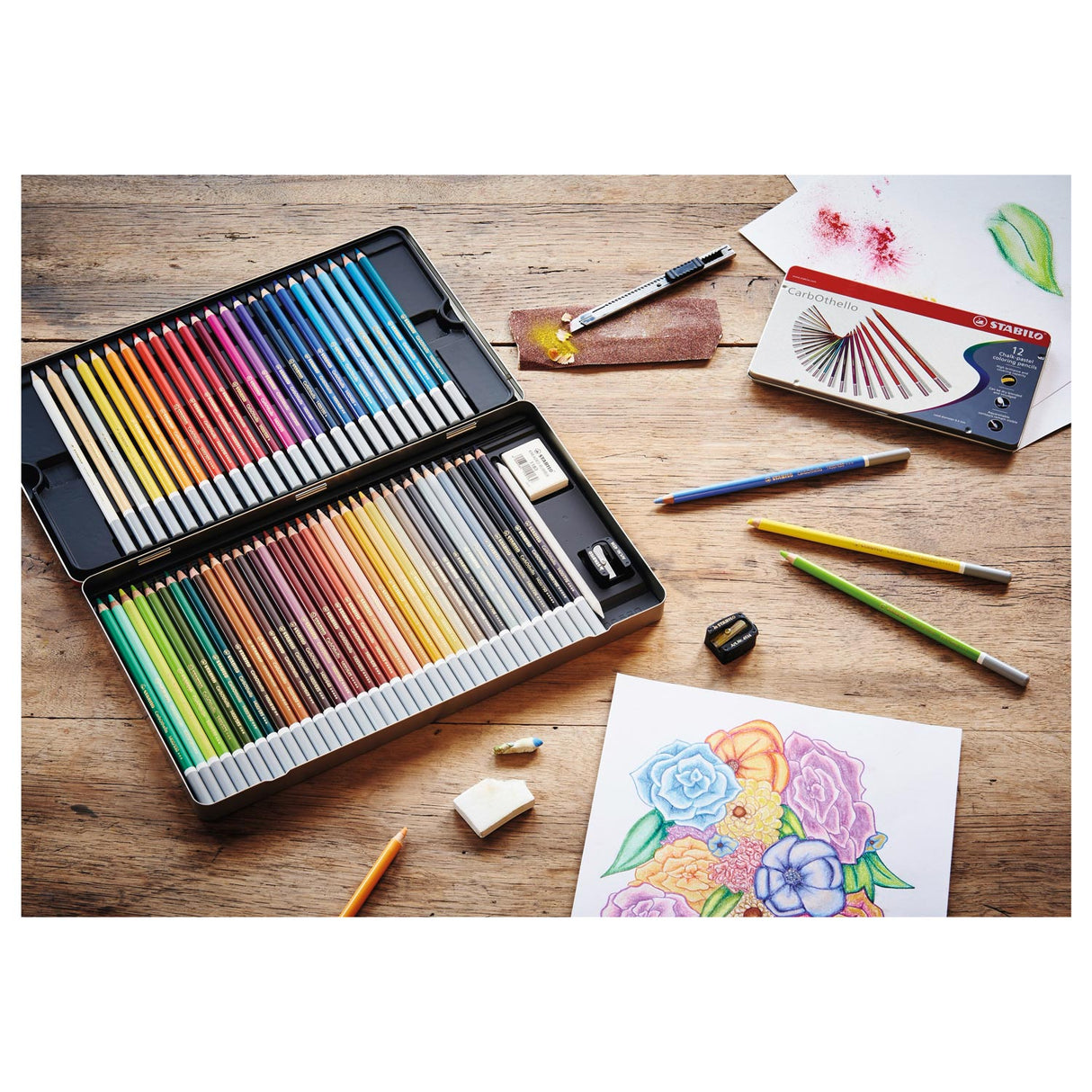 Stabilo Carbothello Pastellstift - neutral schwarz