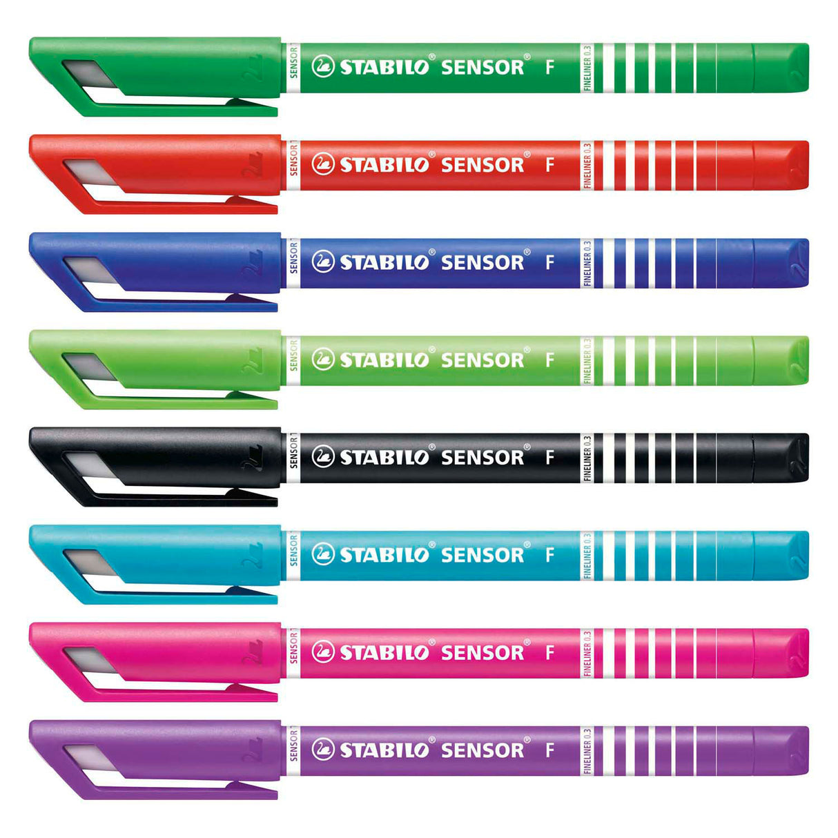 Stabilo Sensor Fineliner 0,3 mm Gehäuse 8 Farben
