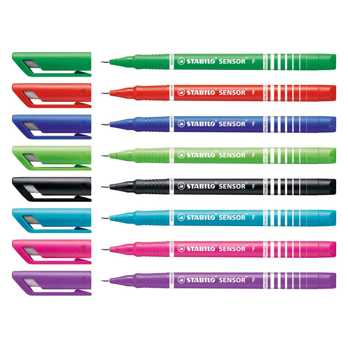 Stabilo Sensor Fineliner 0,3 mm Gehäuse 8 Farben