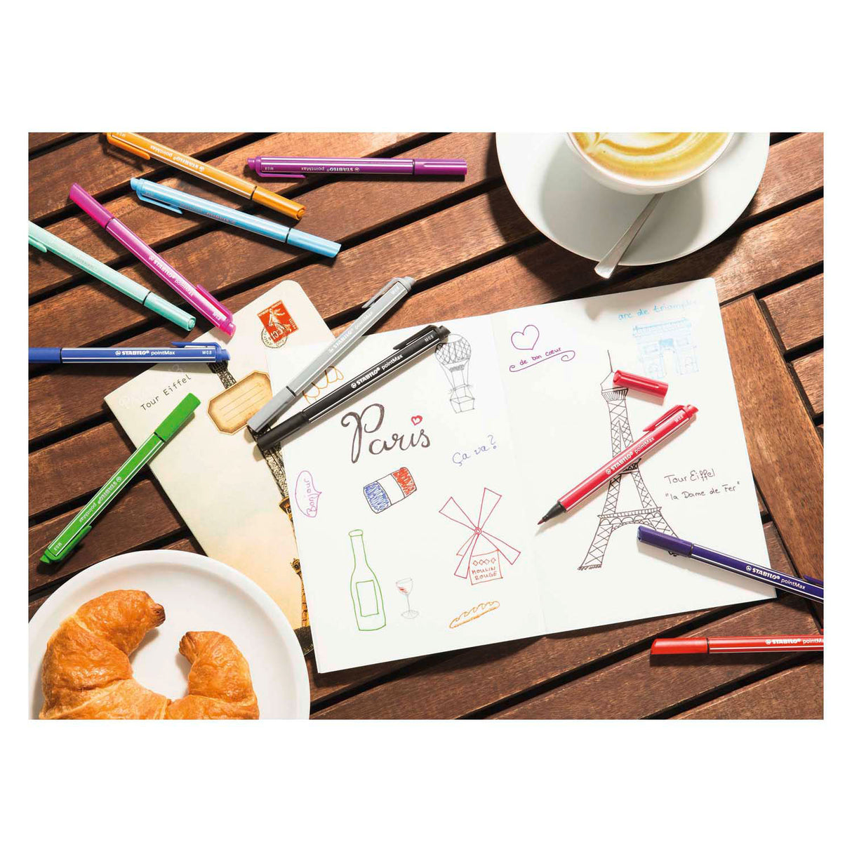 Stabilo pointmax - Hardtip Fineliner - Schwarz (488 46)