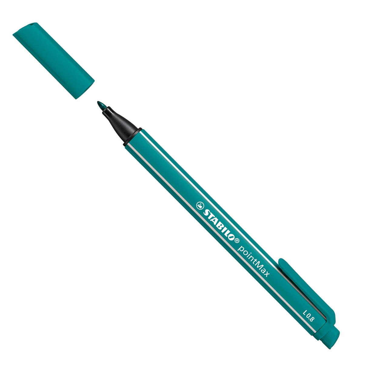 Stabilo pointmax – Hardtip-Fineliner 0,8 mm – Türkis