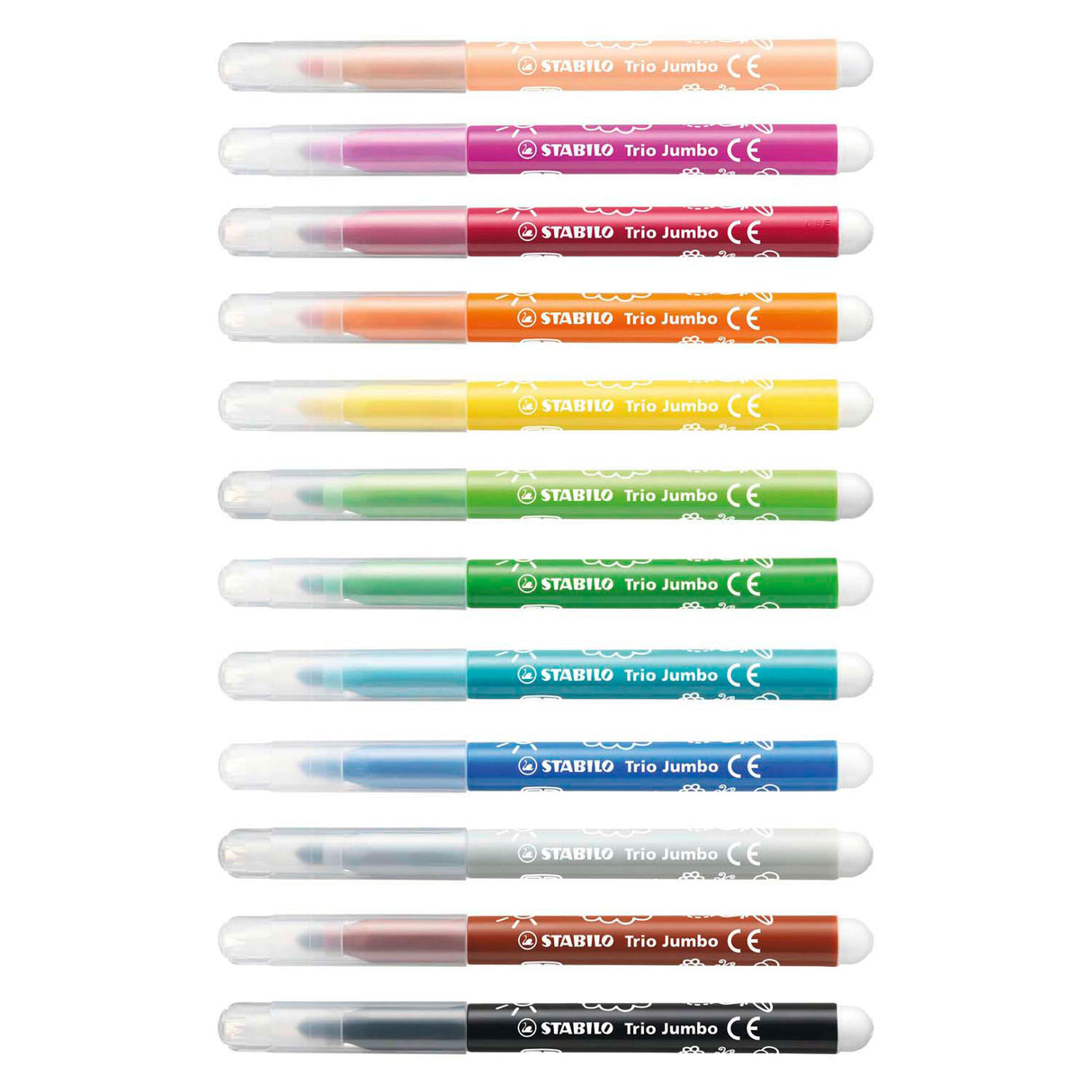 Stabilo Trio Jumbo - Filzstift - Set à 12 Stück