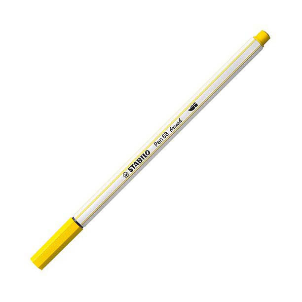 Stabilo Pen 68 Pinsel - Filzstift - Gelb (44)