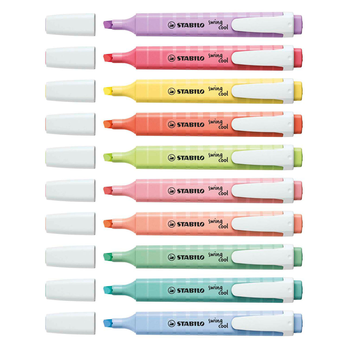 Stabilo Swing Cool Pastel – Textmarker – Set mit 8 Stück