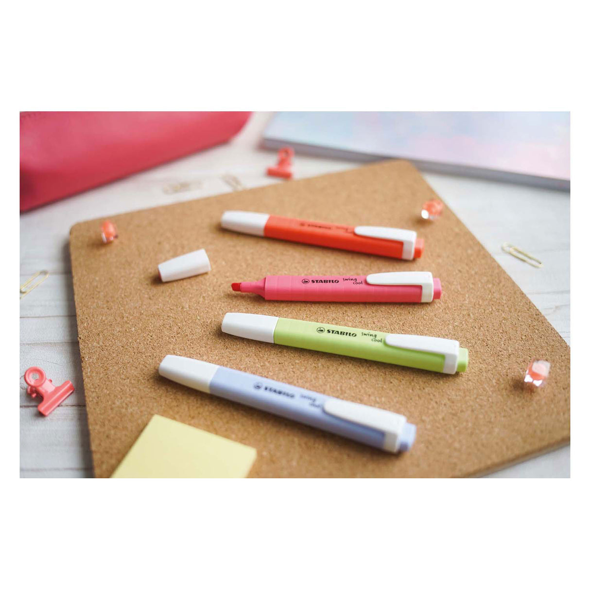 Stabilo Swing Cool Pastel – Textmarker – Set mit 8 Stück
