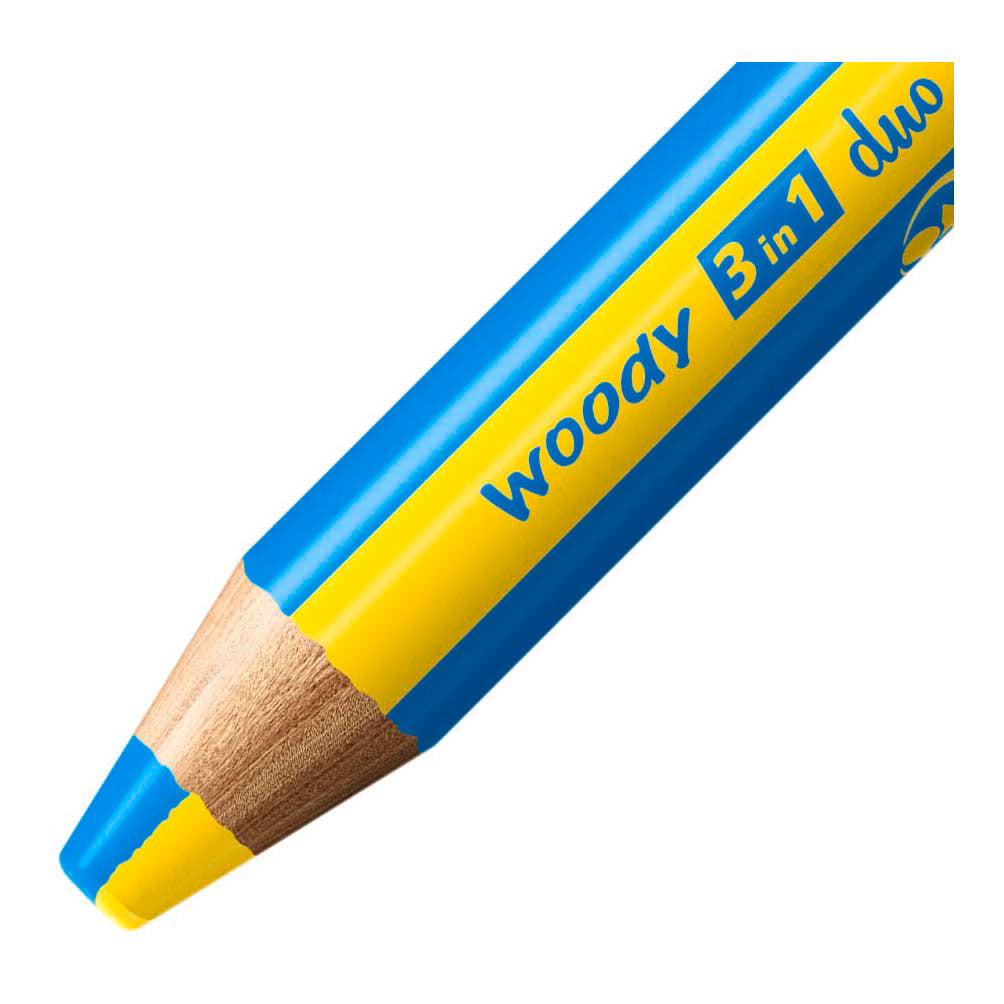 Stabilo Woody 3 in 1 Duo – Multitalent Buntstift – Set à 6-tlg. + Bleistiftspitzer