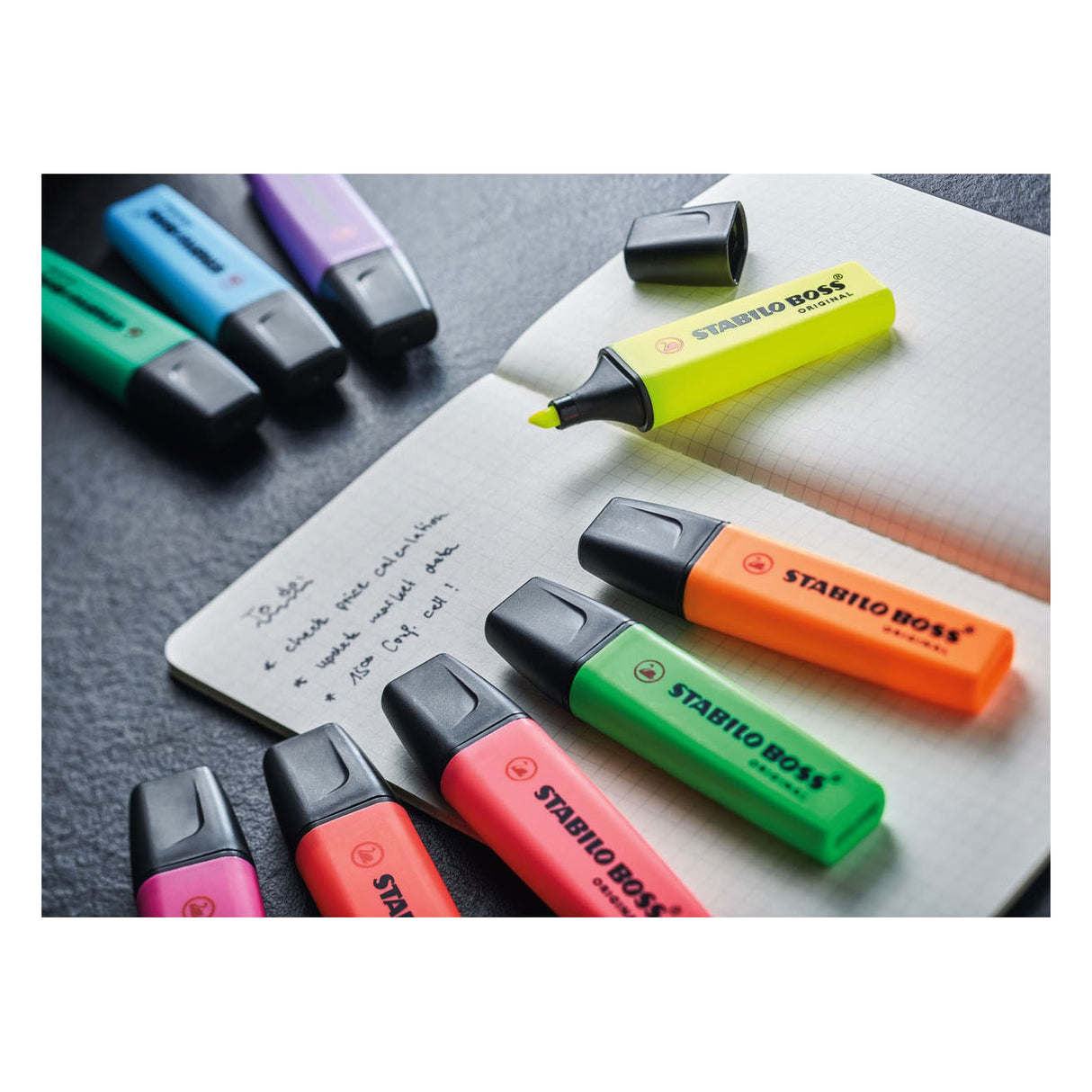 Stabilo Boss Original – Textmarker – Set à 4 Stück