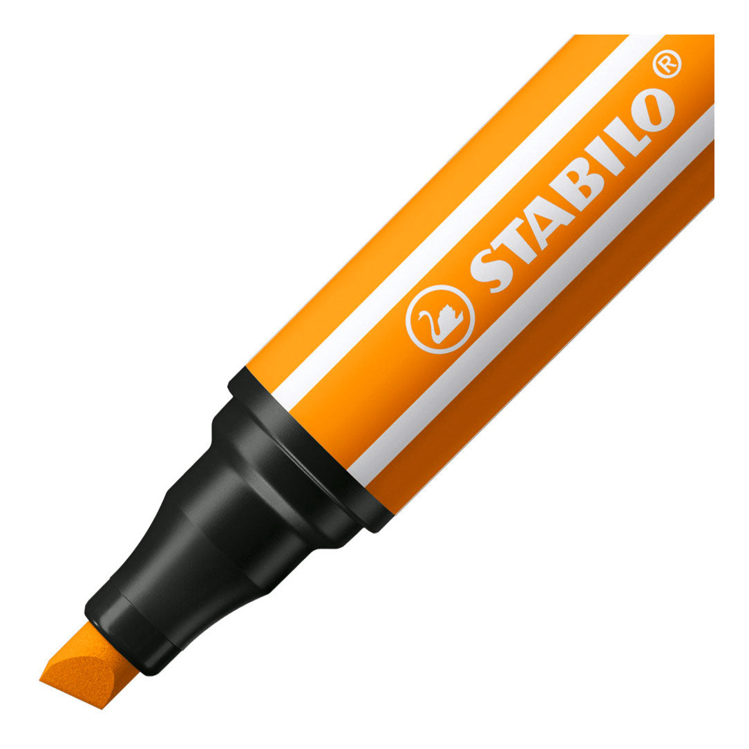 Stabilo Pen 68 max – Filzstift mit dicker Keilspitze – Orange
